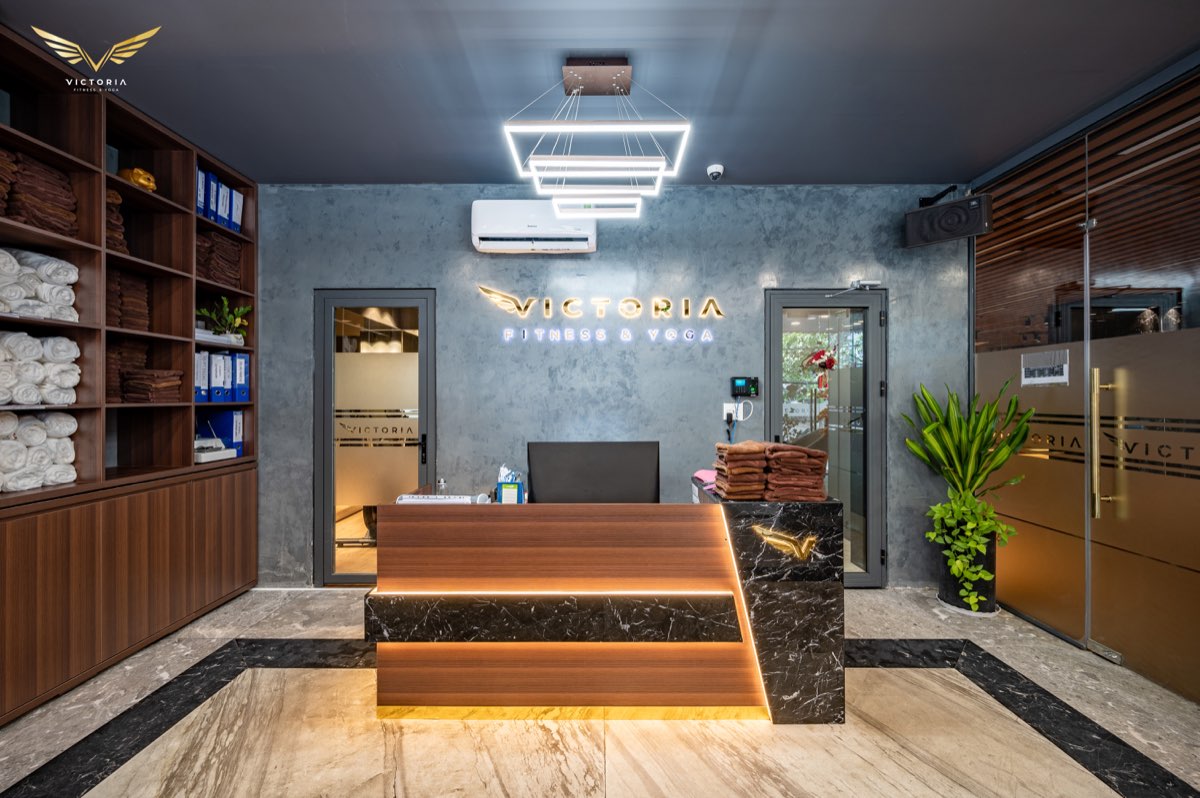 Khu lễ tân chi nhánh Victoria Nguyễn Gia Trí